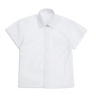 Сорочка для мальчика, размер 31, рост 128/134 см, цвет белый 16_1 - Фото 1