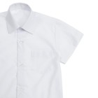 Сорочка для мальчика, размер 31, рост 128/134 см, цвет белый 16_1 - Фото 4