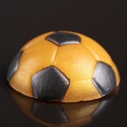 Фигурное мыло "Футбольный мяч" золотой - Фото 2