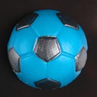 Фигурное мыло "Футбольный мяч" синий - Фото 1