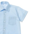 Сорочка для мальчика, размер 25, рост 86/92 см, цвет светло-голубой 16_1 - Фото 4