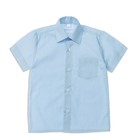 Сорочка для мальчика, размер 30, рост 122/128 см, цвет светло-голубой 16_1 - Фото 4