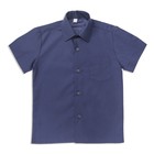 Сорочка для мальчика, размер 26, рост 98/104 см, цвет тёмно-синяя16_1 - Фото 3