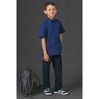 Сорочка для мальчика, размер 26, рост 98/104 см, цвет тёмно-синяя16_1 - Фото 1