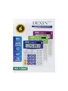 Калькулятор настольный 12-разрядный КК-1200C, белый/зелёный - Фото 6