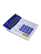 Калькулятор настольный 12-разрядный КК-1200C, белый/синий - Фото 2