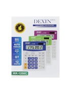 Калькулятор настольный 12-разрядный КК-1200C, белый/синий - Фото 6