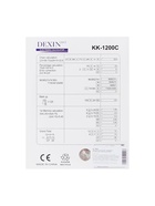 Калькулятор настольный 12-разрядный КК-1200C, белый/синий - Фото 7