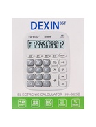 Калькулятор настольный 12-разрядный КК-3825 В, голубой - Фото 6