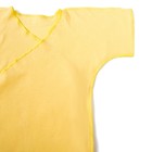 Распашонка детская, рост 50 см, цвет жёлтый E011002K50_М - Фото 4