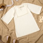 Рубашка детская, рост 56/68 см, цвет молочный M030102L68_М - Фото 1