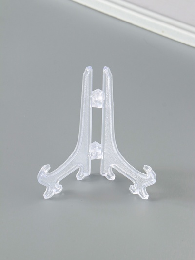 Подставка для тарелок декоративных d=10-13 см Diana, прозрачная, пластик, 10 см