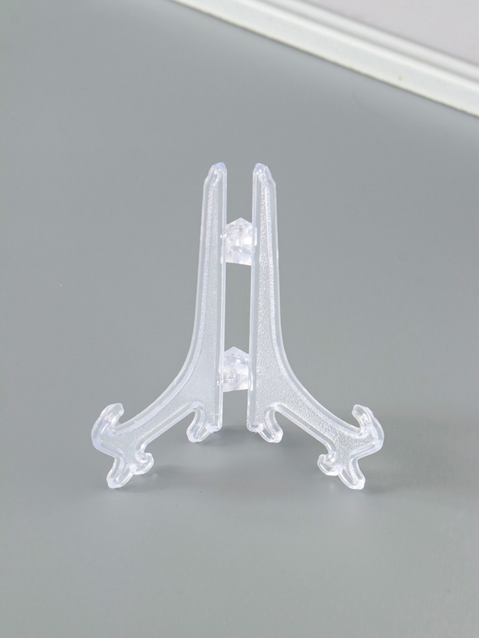 Подставка для тарелок декоративных d=10-13 см Diana, прозрачная, пластик, 10 см - Фото 1