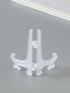 Подставка для тарелок декоративных d=10-13 см Diana, прозрачная, пластик, 10 см - Фото 4