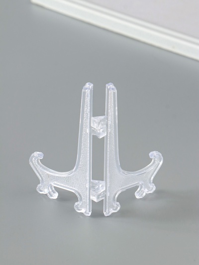 Подставка для тарелок декоративных d=10-13 см Diana, прозрачная, пластик, 10 см