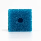 Губка прямоугольная для фильтра № 3, крупнопористая, 6×6×12 см, синяя - Фото 3