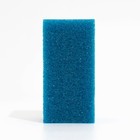 Губка прямоугольная для фильтра № 9, крупнопористая, 8×8×16 см, синяя - Фото 2
