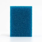 Губка прямоугольная для фильтра № 10, крупнопористая, 10×10×14 см, синяя - Фото 2