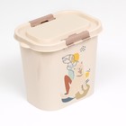 Контейнер Dogs для корма, овальный, 10 л, микс цветов - Фото 5