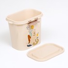 Контейнер Dogs для корма, овальный, 10 л, микс цветов - Фото 6