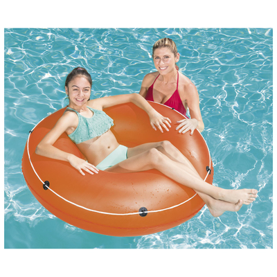 Круг для плавания Bestway, надувной, d=119 см, от 12 лет, с тросом, МИКС, 36120