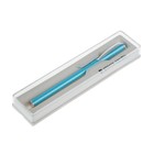 Ручка шариковая PIERRE CARDIN ACTUEL, корпус алюминий лакированный, отделка сталь, чернила синие, магнитный колпачок, голубая - Фото 2
