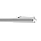Ручка шариковая PIERRE CARDIN ACTUEL, корпус алюминий лакированный, отделка сталь с хромом, магнитный колпачок, узел 0.7 мм, чернила синие, серебристая - Фото 2
