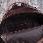 Рюкзак молодёжный, отдел на молнии, наружный карман, цвет кофе - Фото 3