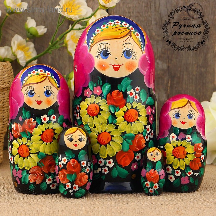 Матрешки деревянные картинки