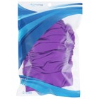 Шапочка для плавания взрослая ONLYTOP, тканевая, обхват 54-60 см, цвет фиолетовый - Фото 5