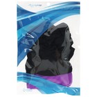 Шапочка для плавания взрослая ONLYTOP, тканевая, обхват 54-60 см, цвет чёрный/фиолетовый - Фото 5