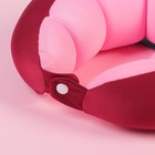 Подголовник-антистресс, на застёжке, цвет бордовый - фото 20794862