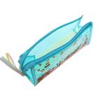 Пенал школьный, на молнии силиконовый, с пайетками «Шейкер», зеленый - фото 61857686