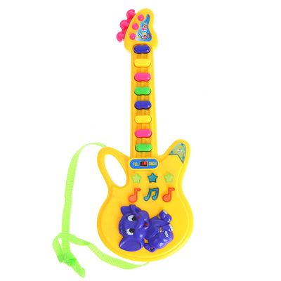 Музыкальная игрушка гитара «Слоник», световые и звуковые эффекты, МИКС