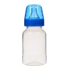 Бутылочка для кормления, классическое горло, 150 мл., от 0 мес., цвет синий - Фото 4