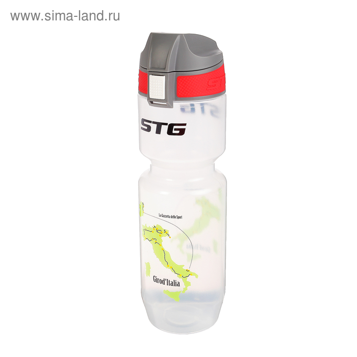 Велофляга STG 750мл "Girod'Italia" TRANSPARENT, ED-BT20 - Фото 1