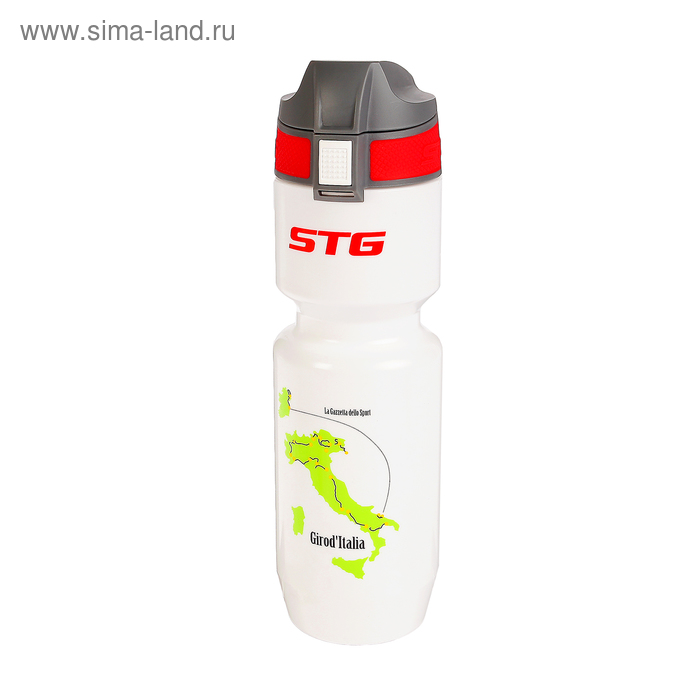 Велофляга STG "Girod'Italia", 750мл, цвет белый, ED-BT20 - Фото 1