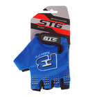 Перчатки велосипедные STG, размер L, цвет синий - Фото 3