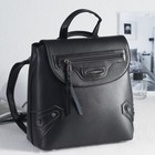 Рюкзак молодёжный, отдел с перегородкой на молнии, наружный карман, цвет чёрный - Фото 1