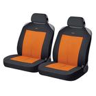 Накидки, на переднее сиденье, VERTICAL FRONT, оранжево-черный, трикотаж - фото 9552429