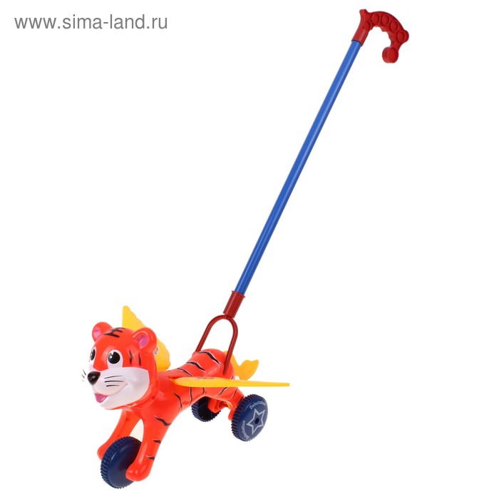 Каталка "Тигр", 2 вида, в пакете - Фото 1