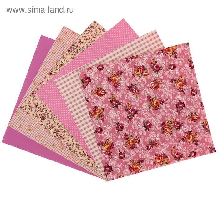 Набор самоклеящихся тканей «Хороший день», 30 х 30 см - Фото 1