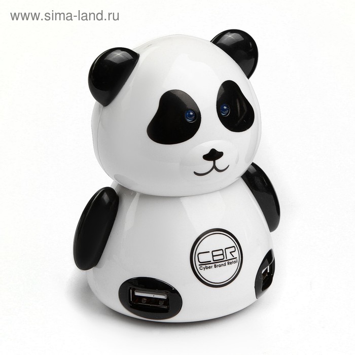 Разветвитель USB (Hub) CBR MF 400 Panda, 4 порта, USB 2.0, - Фото 1