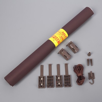 Штора рулонная «Эконом», 60 х 160 см, цвет шоколад