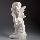 Фигура "Ангел с поцелуем девочка" белый 52см - Фото 3