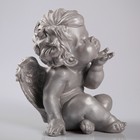 Фигура "Ангел с поцелуем малый" серебро 32х28х25см - Фото 2
