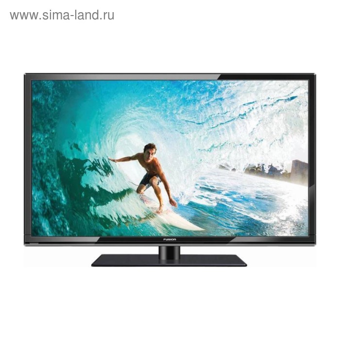 Телевизор Fusion FLTV-22C100T, 22", 1366x768, DVB-C/T2, 1xHDMI, 1xUSB, чёрный - Фото 1