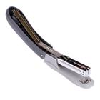 Степлер канцелярский № 10, BRAUBERG Einkommen, до 12 листов, встроенный антистеплер, пластиковый корпус, серый - Фото 7