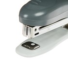 Степлер канцелярский № 10, BRAUBERG Einkommen, до 12 листов, встроенный антистеплер, пластиковый корпус, серый - Фото 8