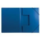 Папка на резинке BRAUBERG «Стандарт», 0,5 мм, синяя - Фото 2